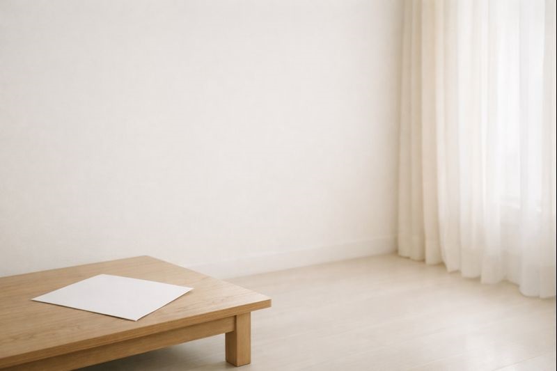 言葉を足すのを、今日はやめてみる