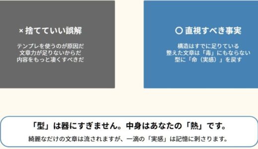 テンプレ通りに書いてるのに、なぜか反応が止まる人が見落としている気持ちの置き場所