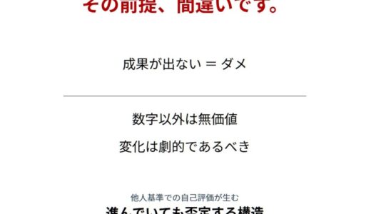 自分だけ変われていないと思い込んでる方専用　1年分の変化の証拠を回収する棚卸しワーク