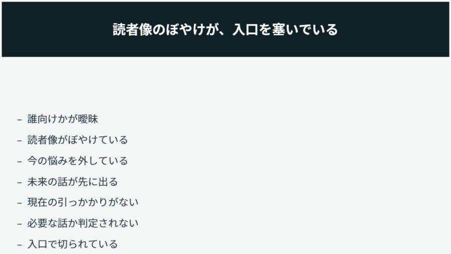 読み手の今に合わせる文章設計とズレ修正の思考法